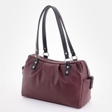 Сумка Саломея 149 наппа бордо + черный