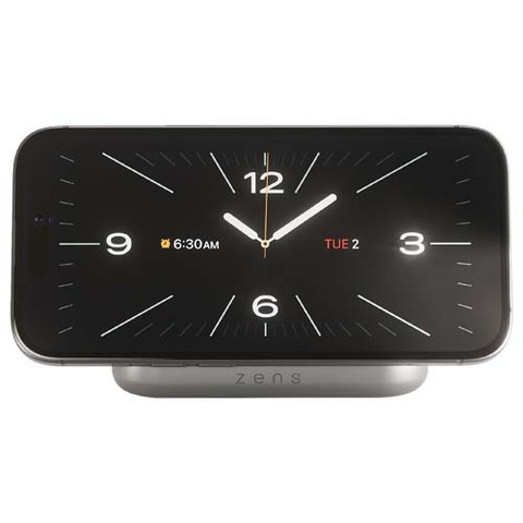 Магнитное зарядное устройство Zens для прикроватной тумбочки мощностью 15 Вт