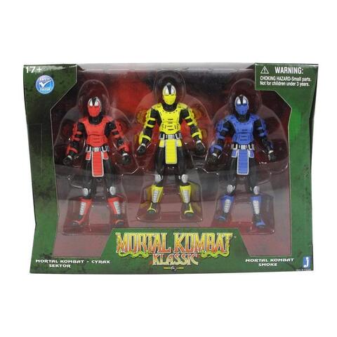 Набор фигурок Сектор Сайракс и Смоук из игры Мортал Комбат