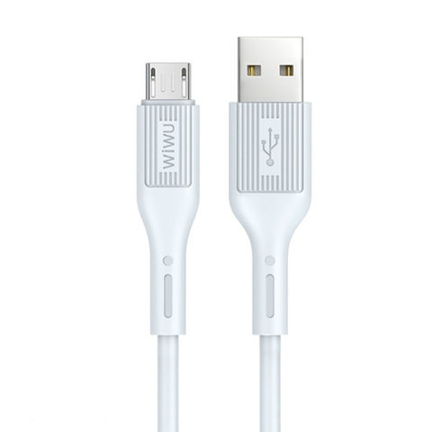 Кабель для зарядки WiWU USB-microUSB 1.2м белый