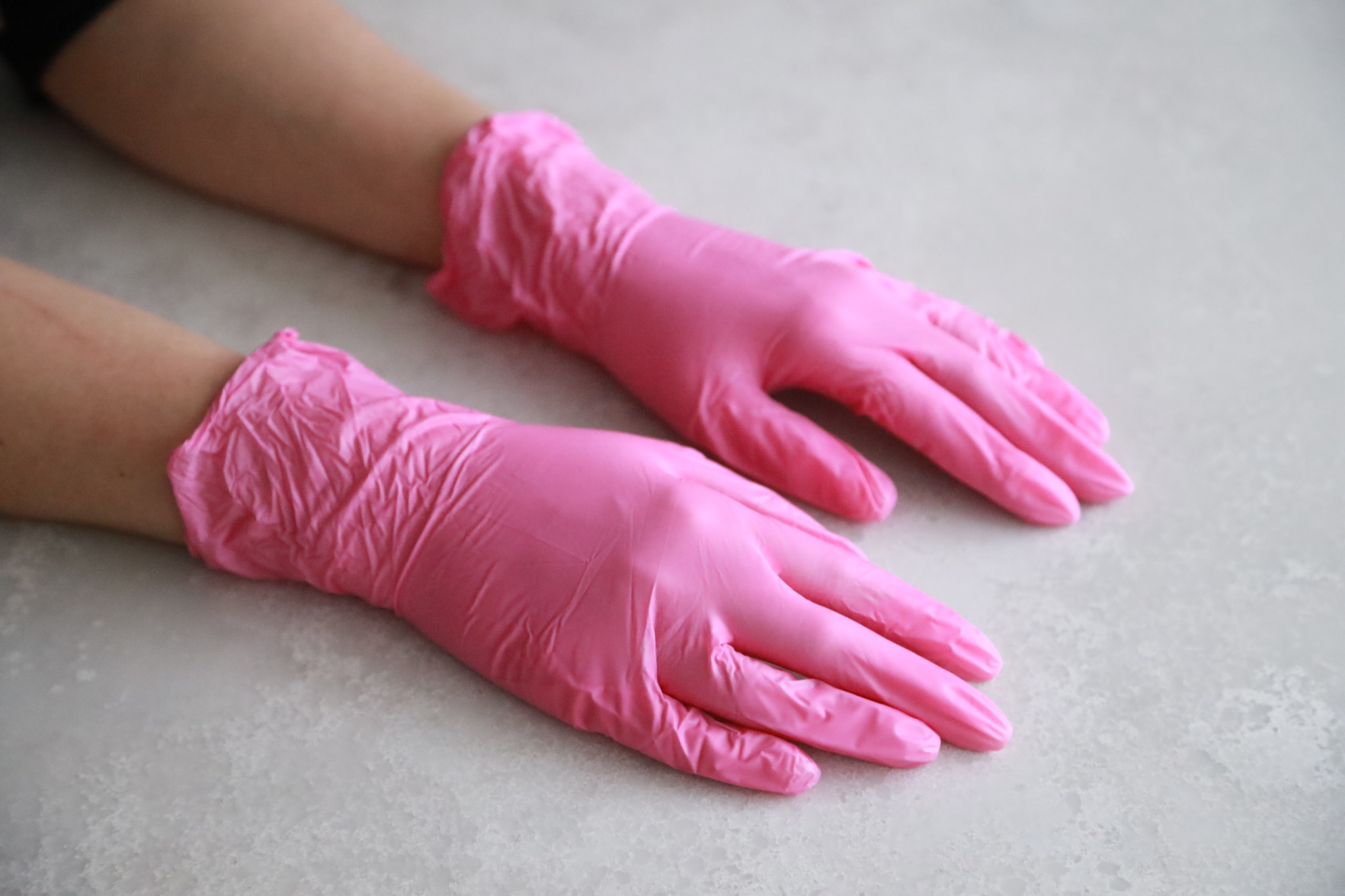 Перчатки нитриловые Розовые, размер S, 10 шт (5 пар)