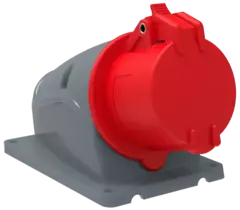 ИЭК Розетка стац. ССИ-114 16А-6ч/380-415В 3P+PE IP44 255665  PSN12-016-4