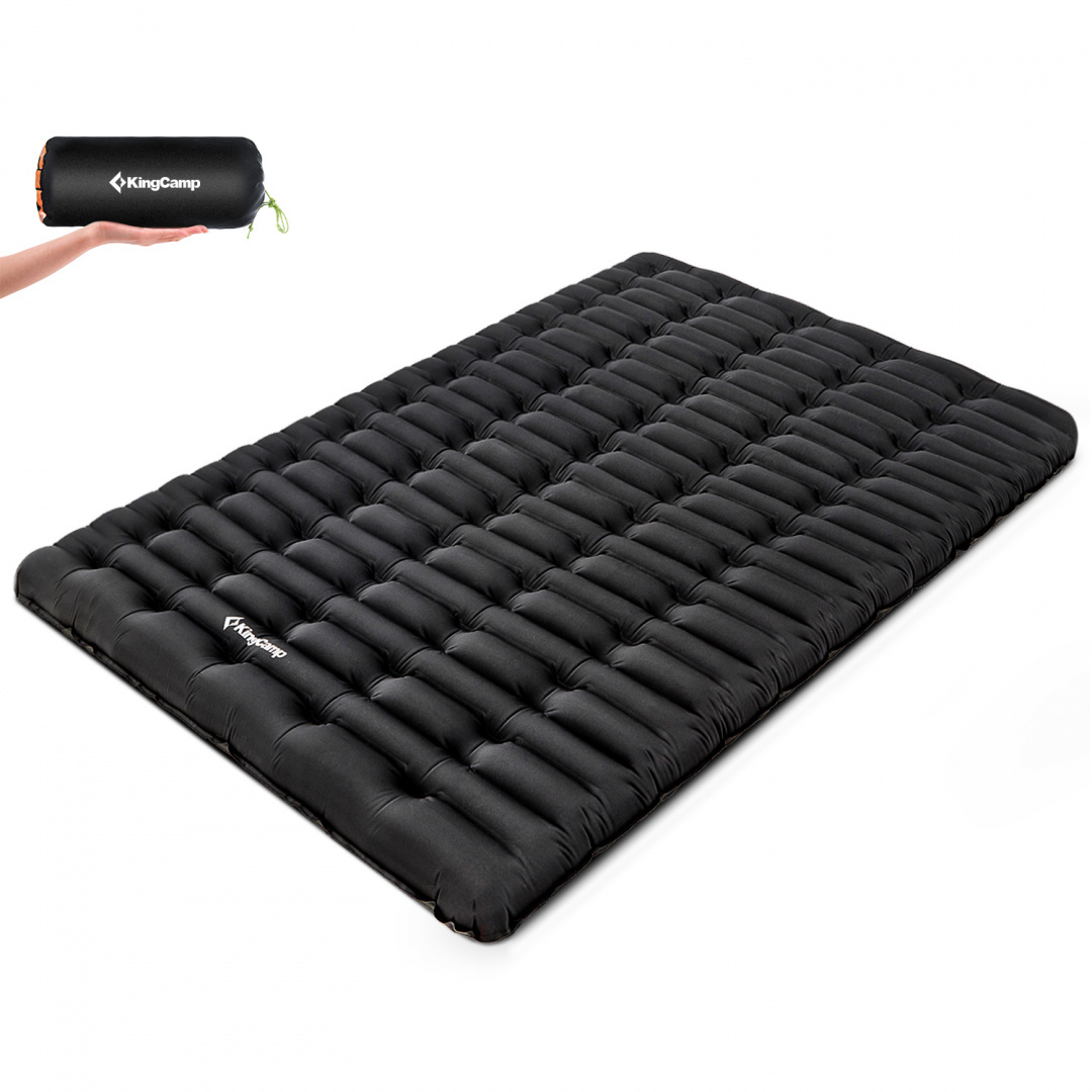 

КОВРИК KINGCAMP 1906 SUPER COMFORT DOUBLE НАДУВНОЙ (черный)