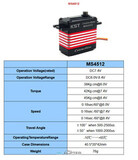 Сервопривод KST MS4512 (38-45кг/0.18-0.14сек, 76г)