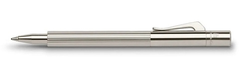 Ручка шариковая Graf von Faber-Castell Pocket Platimun, MBlack (148010)