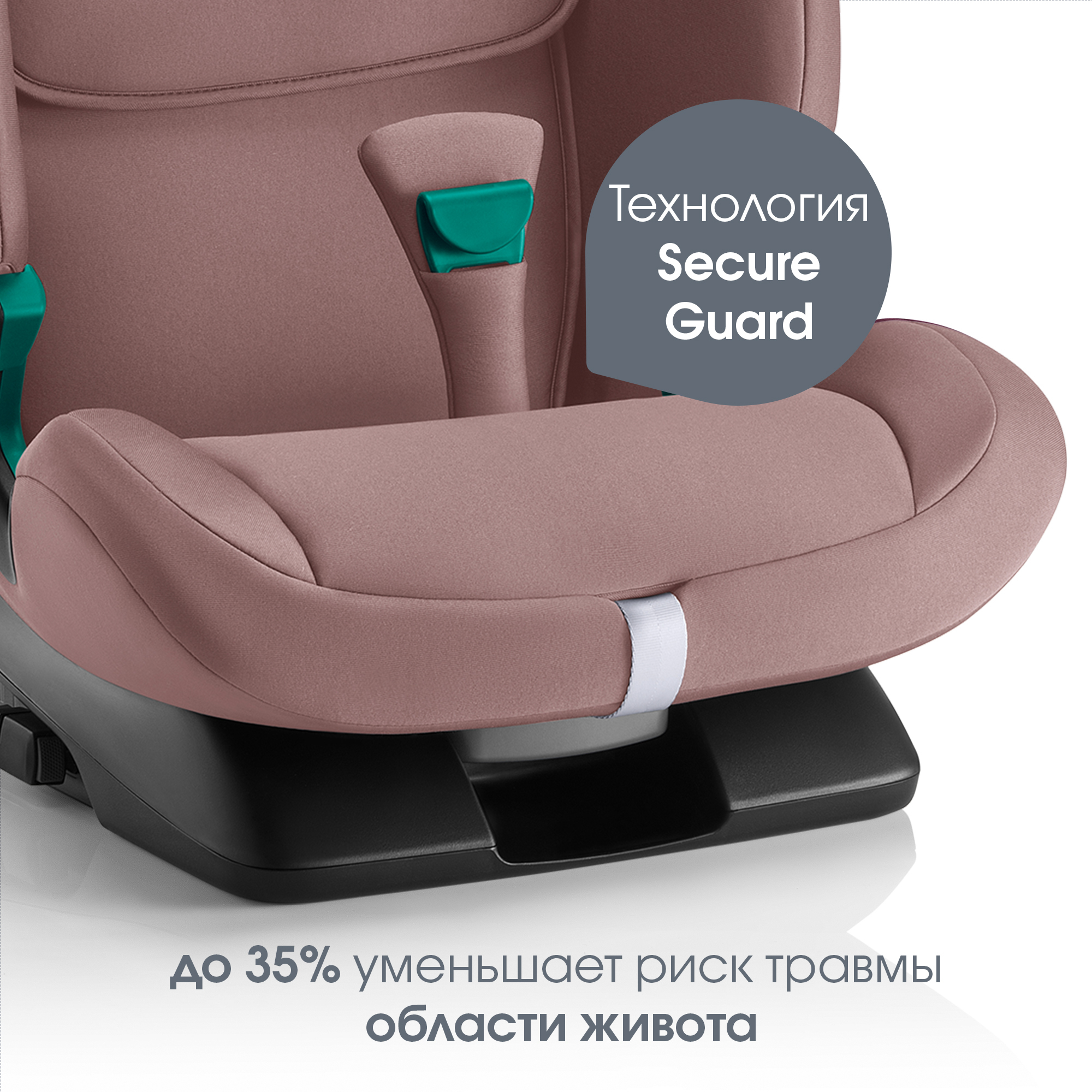Britax Roemer EVOLVAFIX, Dusty Rose