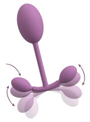 Сиреневый тренажер мыщц тазового дна Vaginal Trainer - 