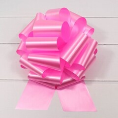 
          Бант Для Упаковки Подарка Большой 10 См (Розовый)
