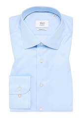 Сорочка мужская 1863 by Eterna Modern Fit 8005-X687-10 из твила голубая