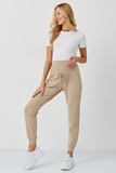 Спортивные брюки для беременных 16172 бежевый