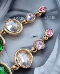 Серьги длинные OSCAR DE LA RENTA с подвесками