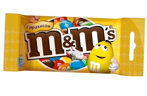 Драже M&M's 45г с арахисом, шт