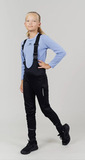 Детский лыжный костюм с высокой спинкой Nordski Jr. Advance Active Pink/Black