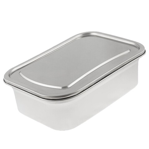 Контейнер пищевой Jolly Kitchen с крышкой, нержавеющая сталь, 40x28,5x12,5 (10 литров)