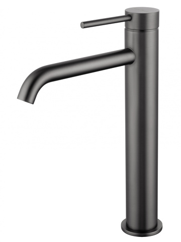 WONZON & WOGHAND STICK WW-88239017-BGM Смеситель для раковины высокий, темный графит