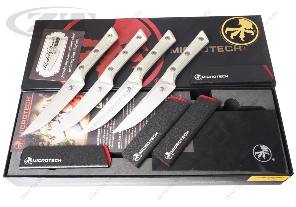 Сет Microtech Kitchen Steak Set 4 IVORY