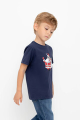 фуфайка  для мальчика  К 302280/морской синий