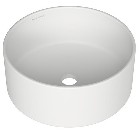 Aqueduto ESP0120 AQD ESPIRAL Раковина накладная круглая ?400, белый матовый