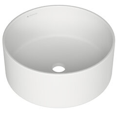Aqueduto ESP0120 AQD ESPIRAL Раковина накладная круглая ?400, белый матовый фото