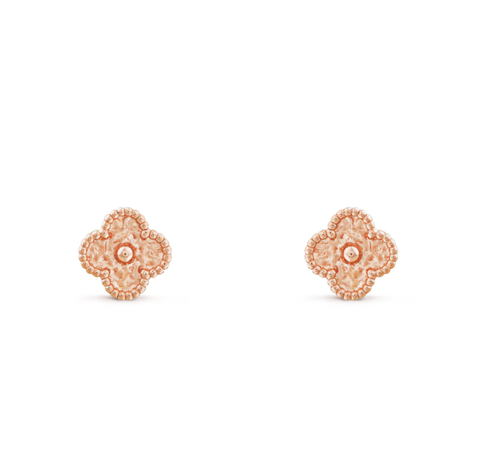 Серьги-пуссеты Van Cleef & Arpels Alhambra