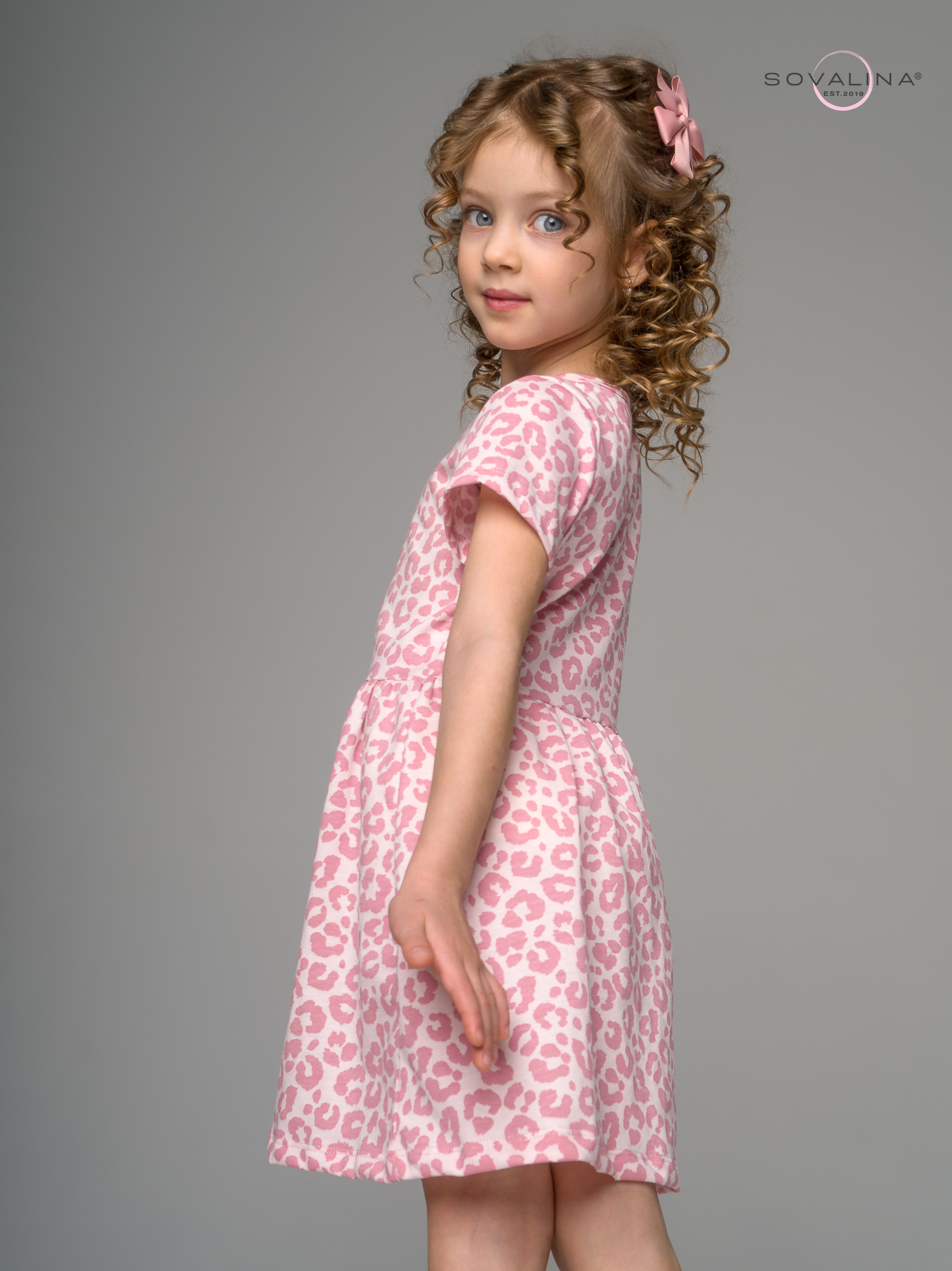 Платье Лето лео сухая роза