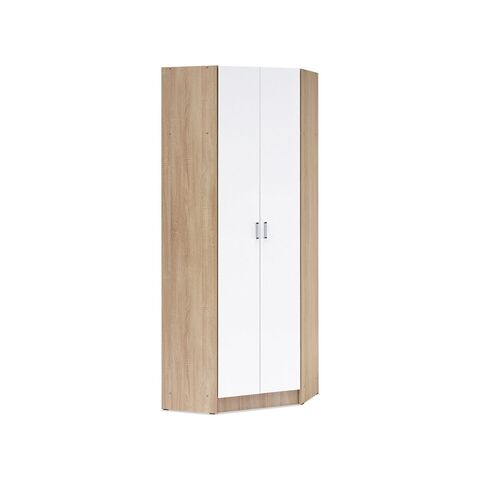 Мартина Шкаф угловой (Белый глянец, сонома)