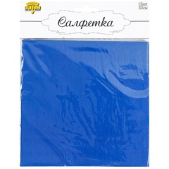 Салфетка синяя 33см 12шт