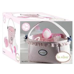 La Nina Корзинка с банными принадлежностями для кукол серия Шарлотта (65029)