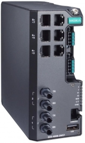 Коммутатор управляемый MOXA EDS-4008-2MST-LV-T