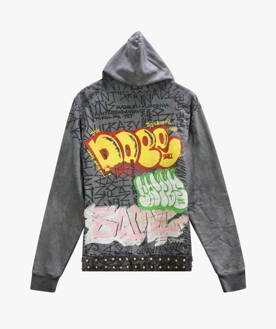 The Saints Sinphony | Худи мужское GRAFFITI FRENCH TERRY HOODED SWEATSHIRT