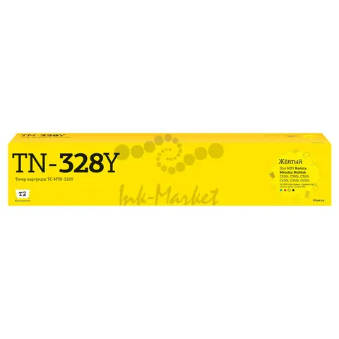 TC-MTN-328Y Тонер-картридж T2 для Konica-Minolta BizHub C250i/C300i/C360i/C450i/C550i/C650i (28000 стр.) желтый, с чипом