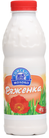 Ряженка Томское молоко  4% 500г