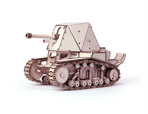 Танк СУ-18 от Леммо - Деревянный конструктор, сборная модель, 3D пазл. Подходит для моделирования