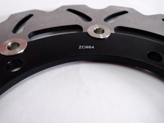 Диск тормозной передний на KAWASAKI NINJA 400 ABS 400 2018-2021, Z 400 400 2019-2021 черный