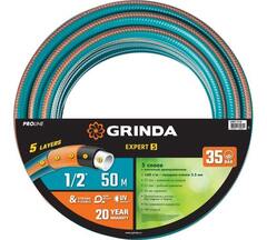 Шланг поливочный Grinda PROLine Expert 5 1/2 (50м) до 35 атм. пятислойный армированный