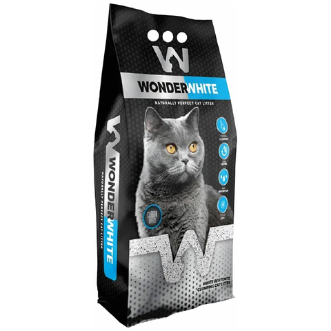 наполнитель комкующийся Wonder White Carbon 5 кг для кошек с акт. углем без аромата (Вандер Вайт)