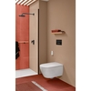 Villeroy&Boch Viclean V0E100R1 Унитаз, Villeroy&Boch, Viclean, безободковый (с открытым смывным краем), тип установки-подвесной, ширина, мм-385, глубина, мм-595, высота, мм-360, форма чаши-овальная, выпуск-горизонтальный, сиденье с функцией биде-в ко