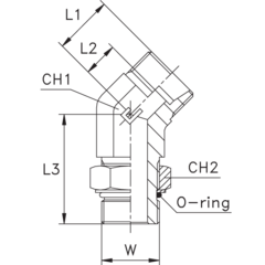 Штуцер FRG45 DL10 M14x1.5 (корпус) CAST