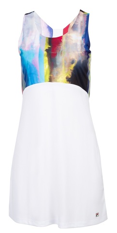 Теннисное платье Fila Dress Fleur - white/multicolor