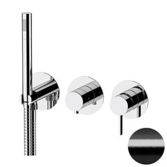 Remer Metrica MC97D3PCFP Смеситель для душа, черный брашированный хром фото