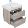 Aquanet 305236 Тумба с раковиной Nova Lite 60 2 ящ. цв. орех светлый (305236)