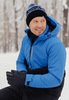 Утеплённая прогулочная лыжная куртка Nordski Montana Blue-Black мужская