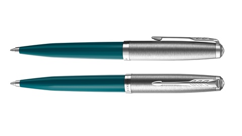 Ручка шариковая Parker 51 Core, Teal Blue CT (2123508)