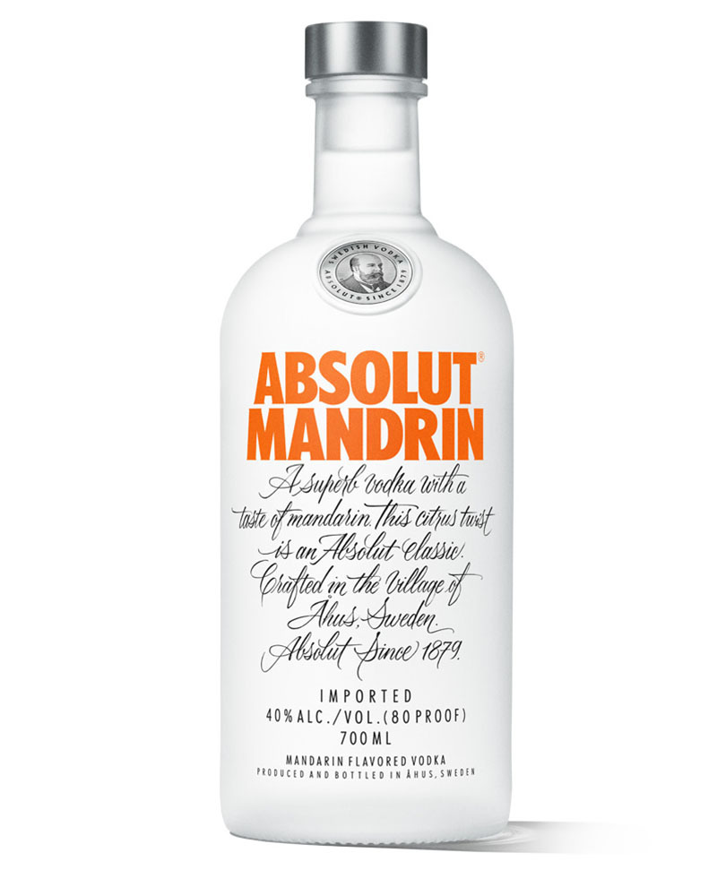 Водка Absolut Mandarin со вкусом мандарина 40%, 0,7 л.