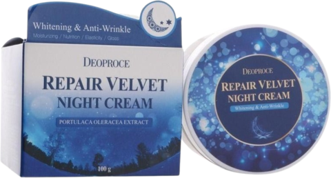 Deoproce Moisture Крем для лица ночной восстанавливающий Deoproce Moisture Repair Velvet Night Cream 100 г