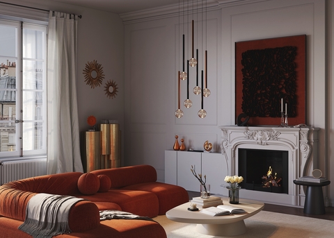 Подвесной светодиодный светильник Maytoni Bubble dream MOD383PL-L40BBS3K