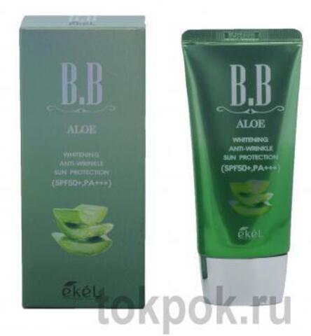 Крем ВВ для лица с экстрактом алоэ EKEL BB Aloe cream, 50 мл