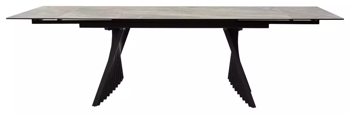 Стол IVAR 180 MARBLES KL-80 Серый мрамор, итальянская керамика, DISAUR