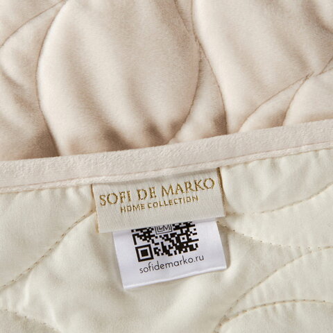 Покрывало 240x260 Sofi De MarkO Нобилис кремовое