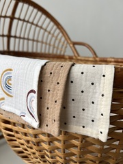 Комплект муслиновых салфеток для кормления 3 шт.